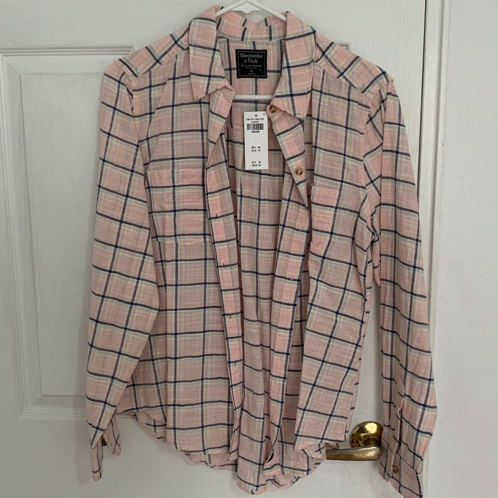 Abercrombie Pink Flannel